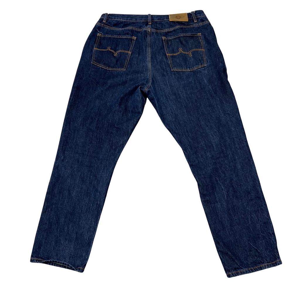 LRG Lifted Research Group Jeans Mens 38 Raw Indigo Denim Baggy Y2K Skater - Picture 2 of 10